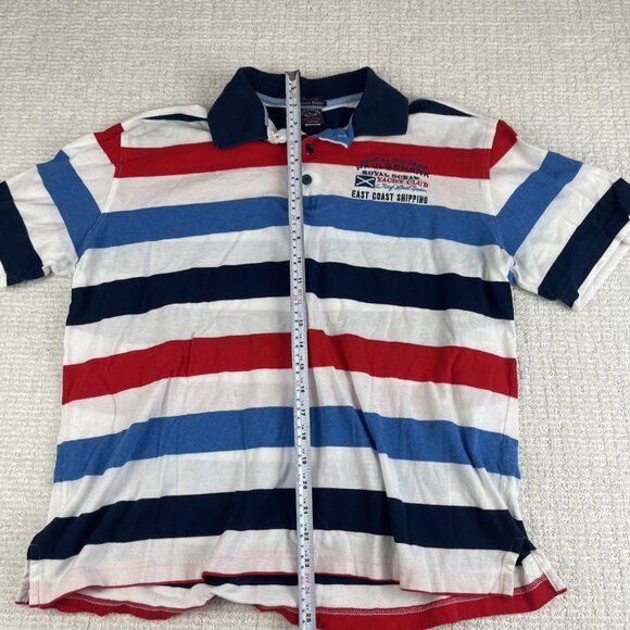 Paul & Shark Striped Polo Sz L Yacht Royal Ocean Key west Team Yachting READ* - Picture 16 of 16